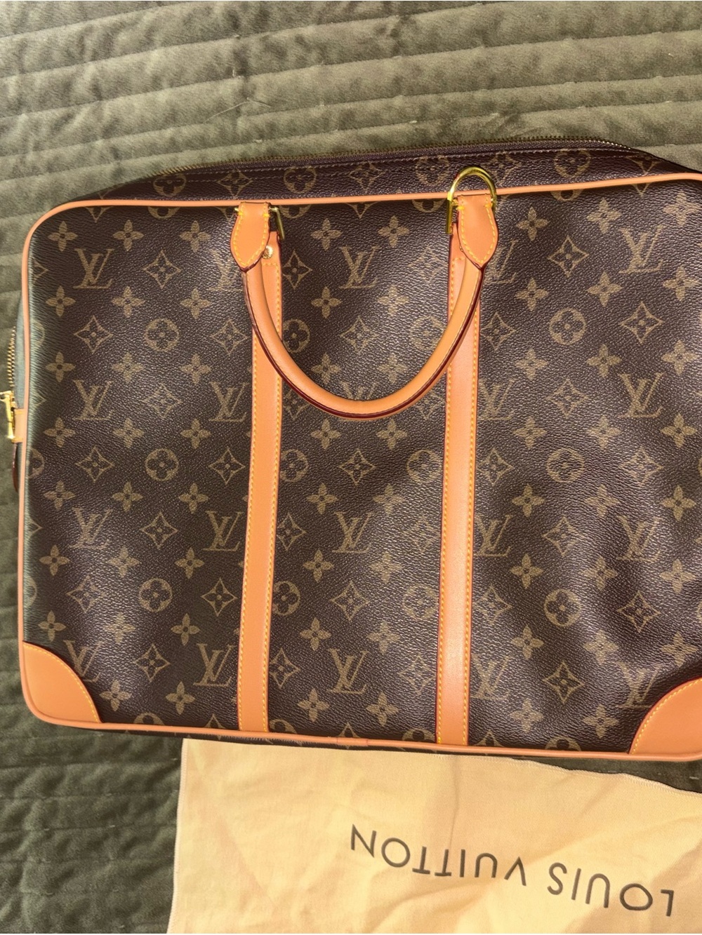 Louis Vuitton Brown Monogram Briefcase Bag - Picture 2 of 4